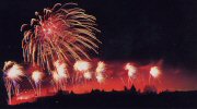 Fireworks over Carcassonne
